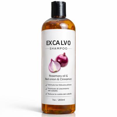 Zwiebelshampoo für Haarwachstum, Mit Rosmarinöl, Roter Zwiebel, Zimt, Verhindert effektiv Haarausfall | Fördert dichteres, volleres Haar für Frauen und Männer