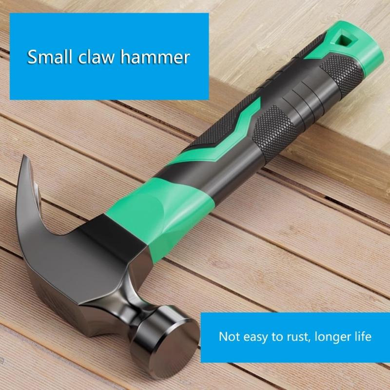 Multifunctional Claw Hammer Claw Hammer with Shock Reduction Grip Heavy Duty Hammer Hand Tool Accessories