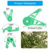 Gardening Training Clips Adjustable Plant Support System for Vine Vegetables 360 Degree Bendable Design Plastic Plant Clips