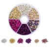 1Box Broken Glass Stones Resin Fillings For Epoxy Resin Mold Crafts Nail Art Decorations Handmade Jewelry Making Mold Fillings