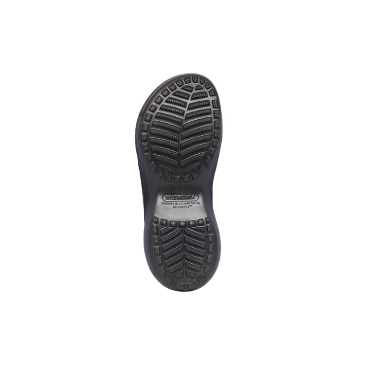 Crocs X Balenciaga Platform Quick Dry Quick Dry Slide Slippers Women's Black 677389W1S8E1000