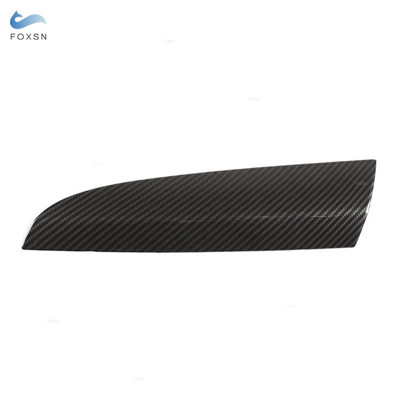 ABS Fibră de Carbon Granulare Accesorii Auto Interior Consolă Panoul Lateral Pasager Acoperire Bandă pentru BMW X3 X4 F25 F26 2013-17