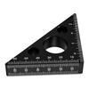 High Precision Measuring Tool Aluminum Alloy Layout Measuring Tool Triangle Ruler  For Woodworking