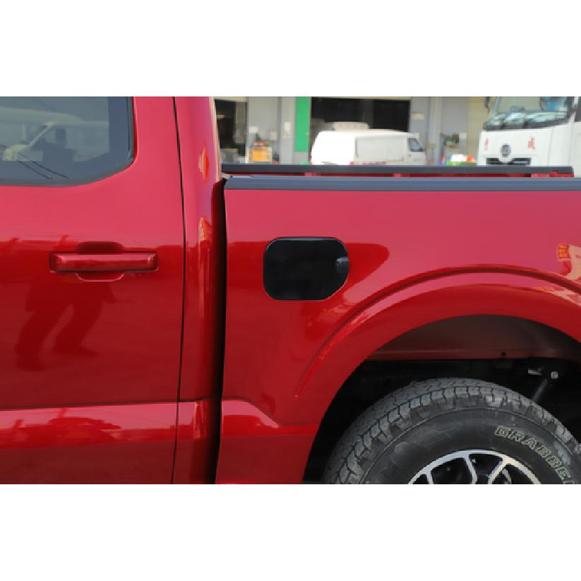 Car Fuel Filler Door Gas Tank Cap Cover Accessories For Ford F150 -22 Black