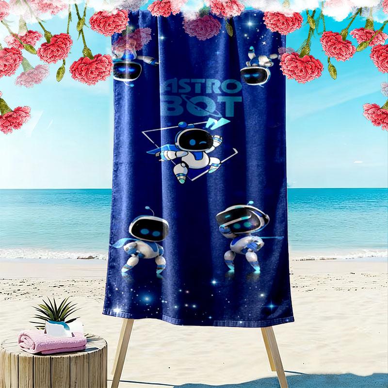 Asciugamano da Spiaggia ASTRO BOT, Asciugamano Grande Morbido ad Asciugatura Rapida per Spiaggia Campeggio Nuoto