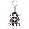 Santai Daishikkaku Go Go Loser Ranger Acrylic Keychain Lovely Bag Charms Pendant Gifts Key Chain Cute Souvenir Llavero Kingring
