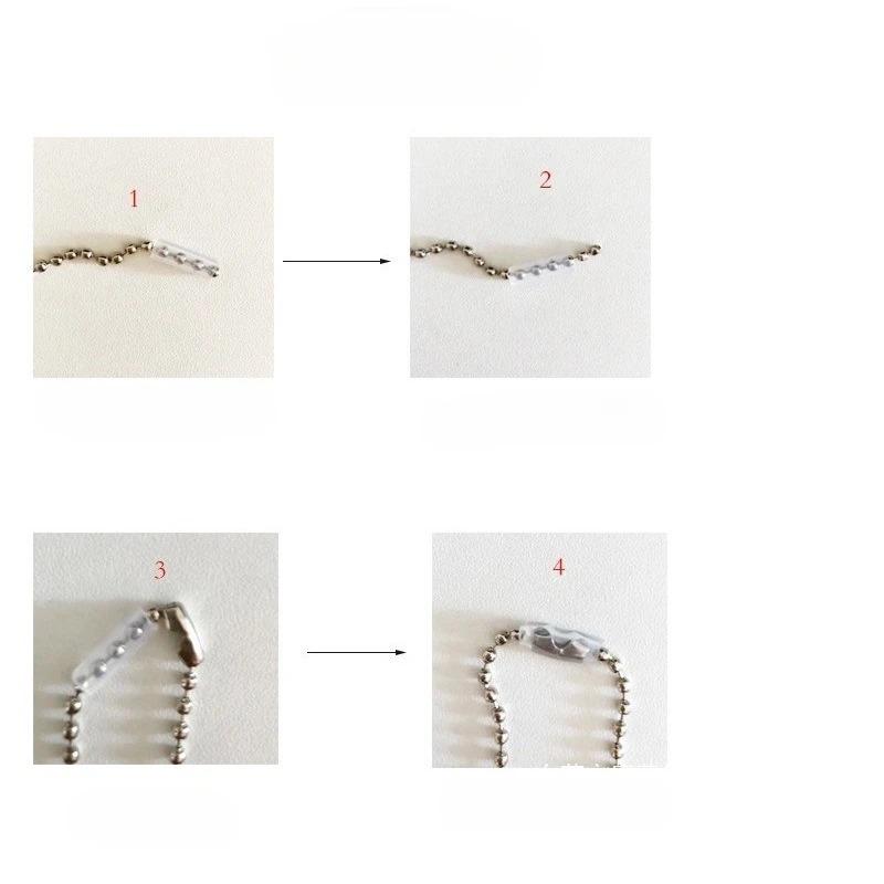Xiaomi 10pcs Bead Chain Anti-lost Cover Pendant Chain Protective Cover Prevent Bag Ornament From Falling Off Key Ring Case