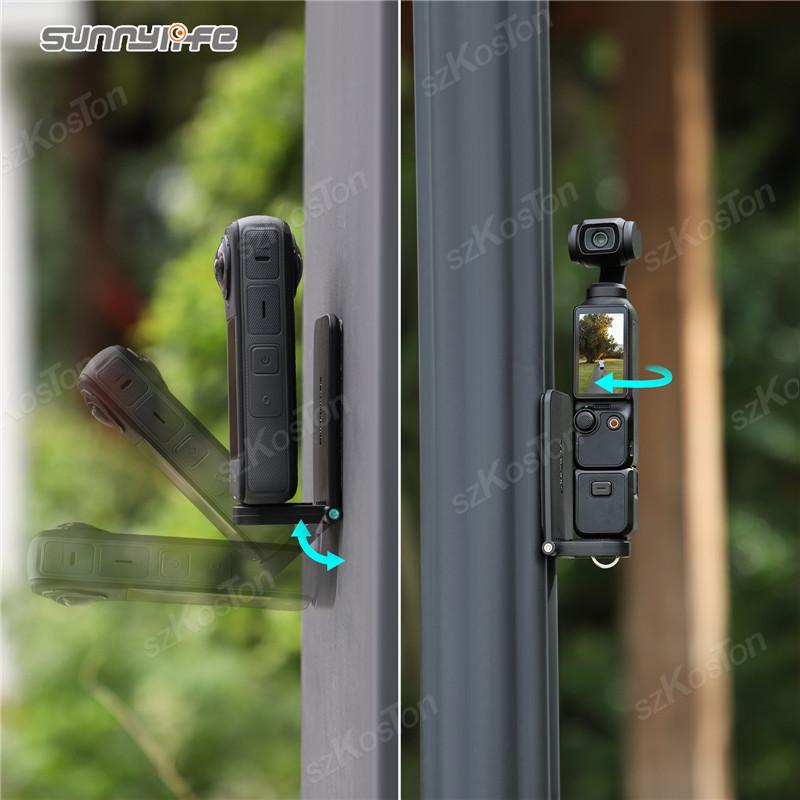 Für DJI Pocket 3 Action 5 Magnetische Halterung Basis Winkelverstellbar Schreibtischbasis für Insta360 Ace Pro 2 X4 GO 3S Kamera Zubehör
