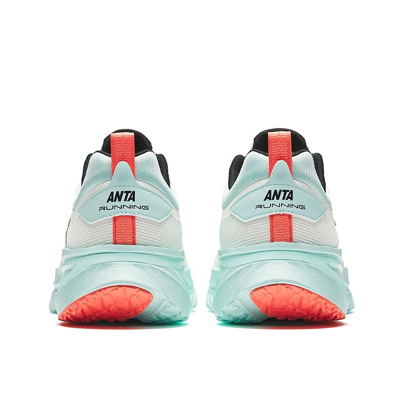 Anta Travel PG7 Fabric Low top Running Shoes Men's White Orange Sneakers 112435519-3