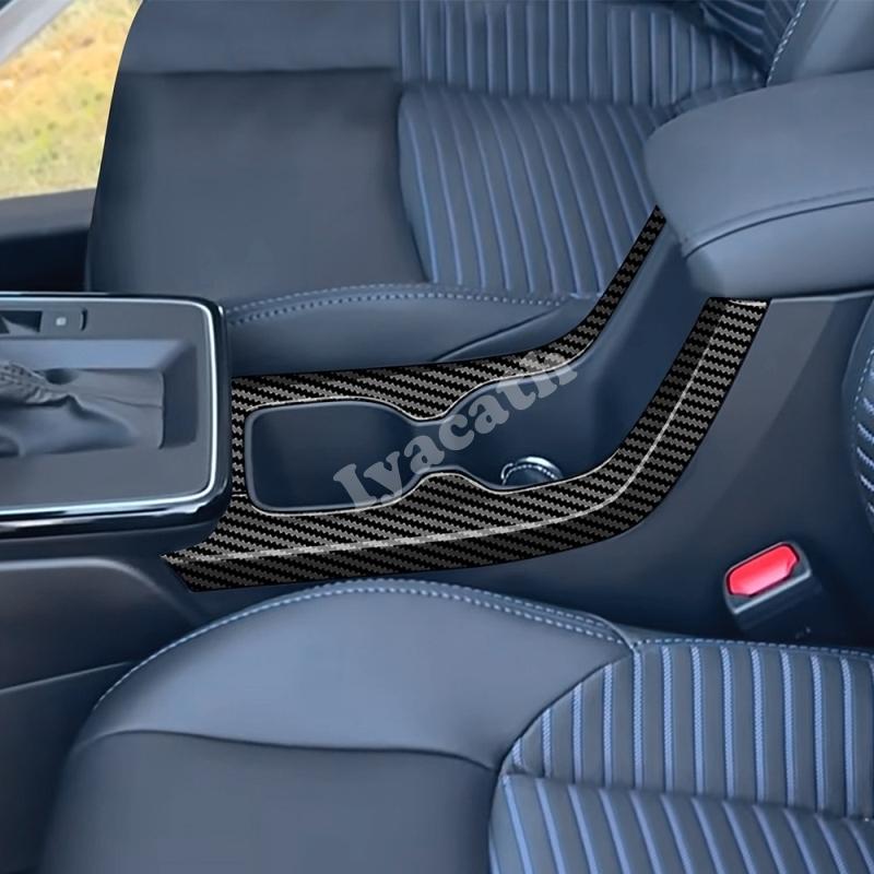 RHD For Toyota Corolla Cross 2025 2026 ABS Carbon Central Control Gear Front Water Cup Holder Storage Cover Interior Accessories