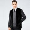 Lapel Men's Jacket Autumn and Winter New Daddy Jacket Executive Cadre Business Cotton Coat