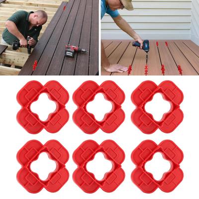 Deck Gasket 1 Spacer Tool 4-in-1 Multi-Size Floor Spacers Hardwood Floor Spacing Tool Anti-corrosive Wood Spacer Tool