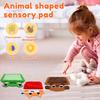 Paquete de 8 Alfombrillas Sensoriales de Animales Juguetes para Niños, Actividad Educativa Almohadillas de Textura Para Preescolares Táctil Cognitivo, Regalo de Navidad