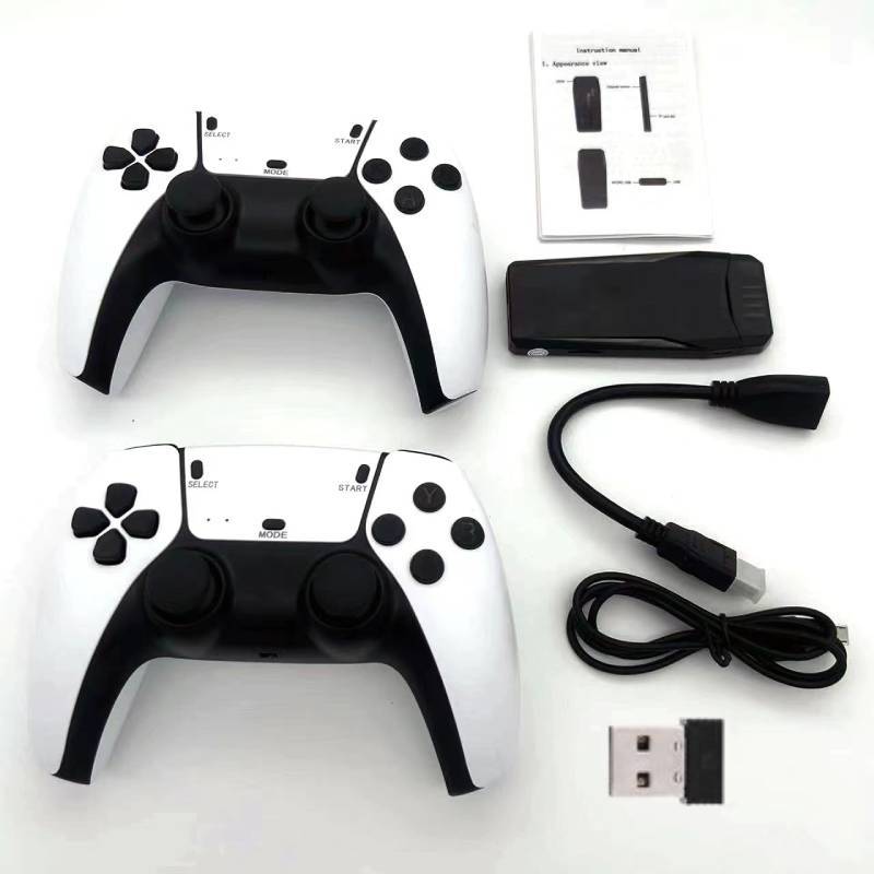 

M8pro Игровая ретро-консоль Беспроводной двойной джойстик Классический игровой опыт PS1 64G