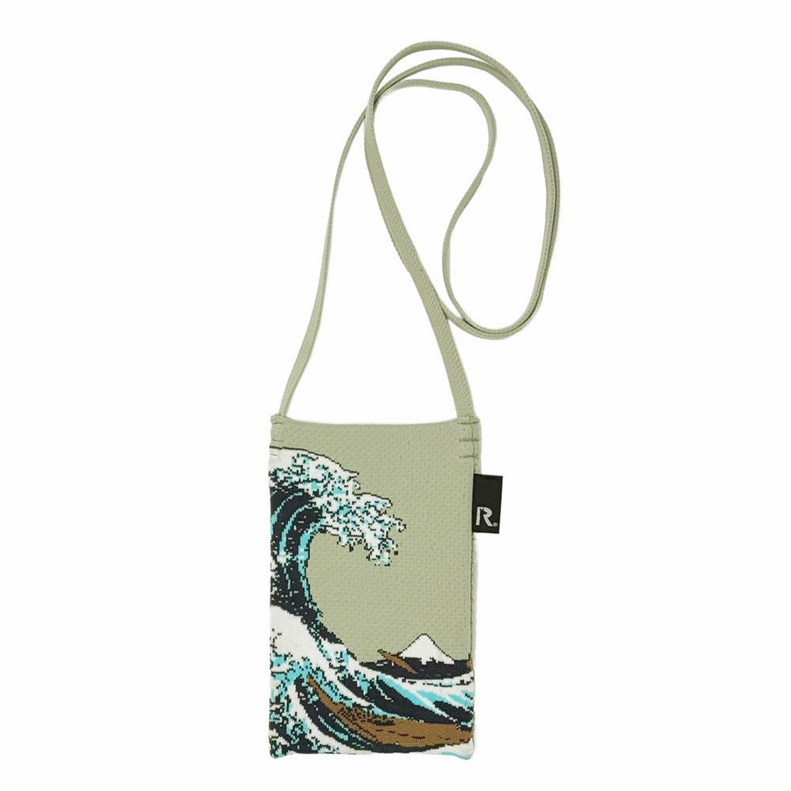 [ROOTOTE] 8350 Шедевр Вязаная Мини-сумка-кошелек RO Сумка-мессенджер Ami Art A (855501 Волна)