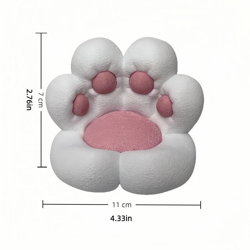 Cute Cat Paw Phone Holder: 3D Printed, Shockproof, Anti-shake, Multifunctional Stand for Easy Drama Watching.