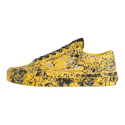 S.R.. STUDIO. DAS. CA. x Vans Authentic 44 Vibram Cyber Yellow Marmorierte Unisex-Sneaker VN000DCNFAS