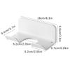 Hair Dryer Holder Wall Mounted Hair Straightener Dryer Stand Bathroom Organizer Shelves Washroom Organization Shelves