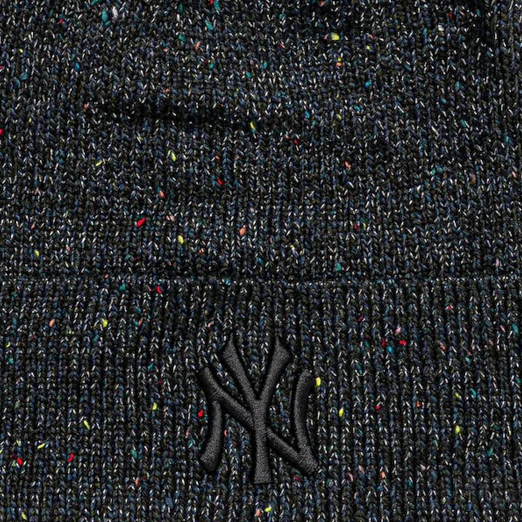New Era Wmns Glitter Beanie New York Yankees Hat, Womens Black Cap