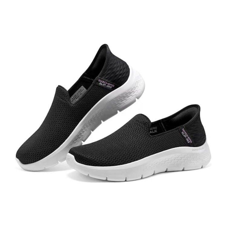 Skechers Slip-Ins Comfortable Simple Versatile Durable Lightweight Low-Top Casual Shoes Men Sneakers Black 232463-BLK