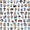 10/50/100pcs Q Version Jujutsu Kaisen Anime Stickers Kawaii Gojo Satoru Decals DIY Guitar Laptop Journal Cute Cartoon Sticker