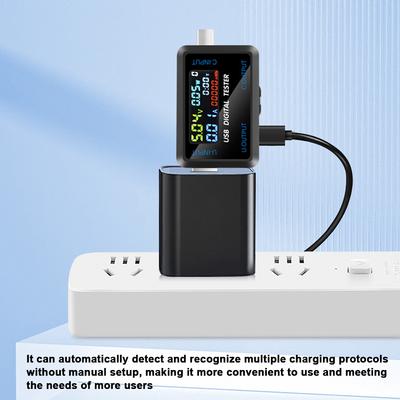 Tester di tensione corrente USB multifunzione Tester di capacità del display IPS digitale Tester di potenza