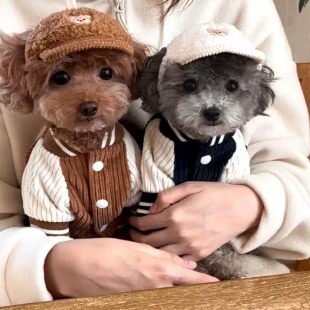 Warme zweibeinige Hundekleidung Bequemer Hundemantel Haustierkostüme Haustier-Baseballjacken Hundeshow