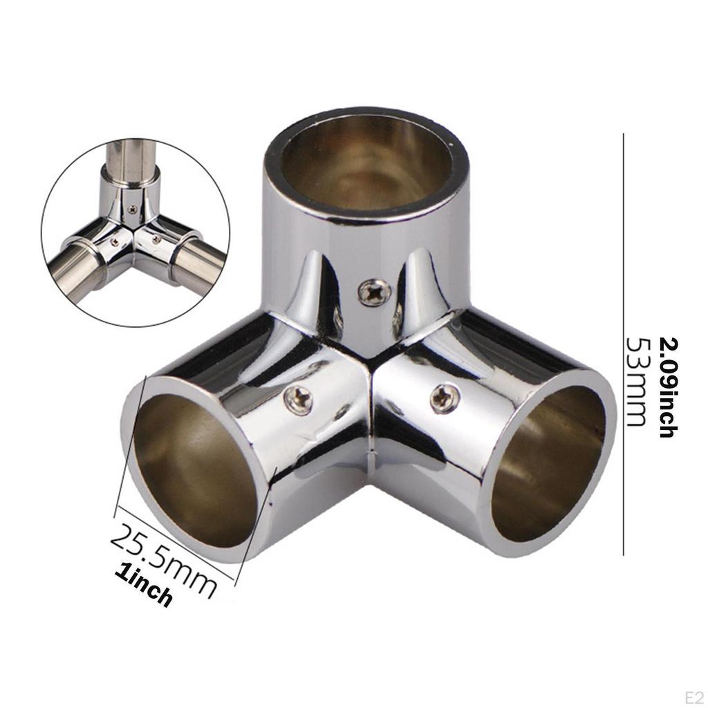 Anslutning för runda rör, 1 tum 25 mm Monteringslösning Hem Torkställ