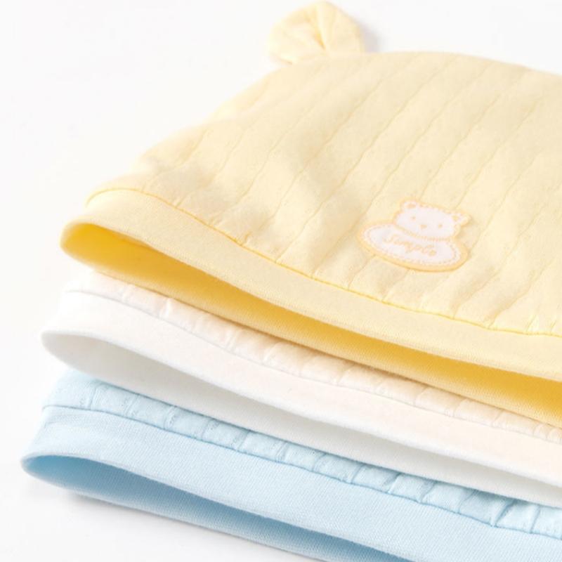 Rivestimento in Cotone Berretto Fetale per Neonato Berretto a Cuffia Colori Caramella per Neonato Stampa Carina Bambine Bambini Cappello in Cotone cotone pulito Primavera Autunno
