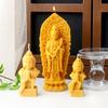 Flexible Silicone Mold Handmade Scented Candle Mould 3D Prayer Shaped Aromatherapy Jewelry Mold Home Decorations