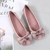 Flat Shoes for Women Spring New Bow Shaped Female Student Shoes Flat Heels Large Size Women's Singles Shoes Flats Zapatos Mujer