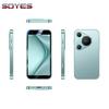 Soyes Teléfono inteligente P70 Pro Max Mini, pantalla HD de 3,0 pulgadas, 1 GB de RAM, 16 GB de ROM, WCDMA 3G, Android, 2000 mAh, SIM dual, Face ID