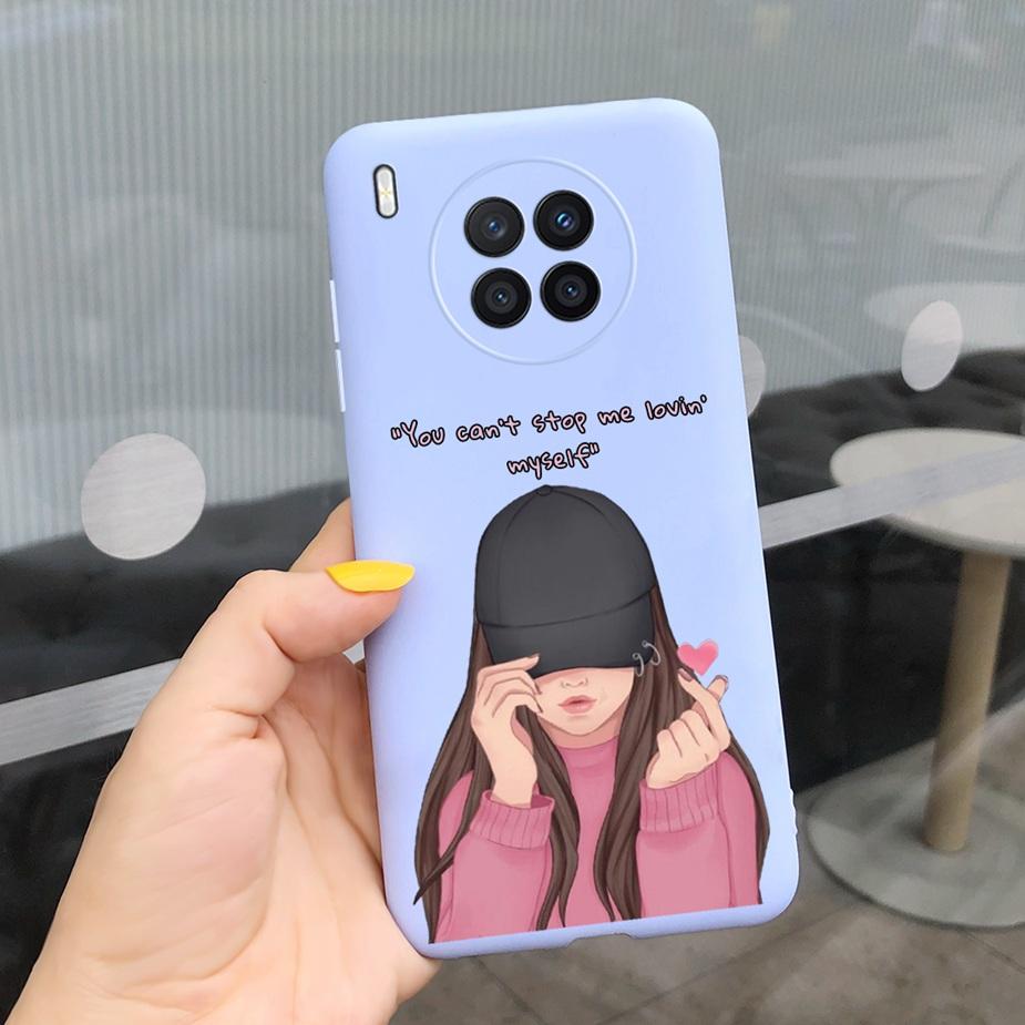 Stylish Silicone Case For Honor 50 Lite Case Soft Slim Phone Back Cover For Huawei Honor50 Lite Cases Honor 50Lite Coques Fundas
