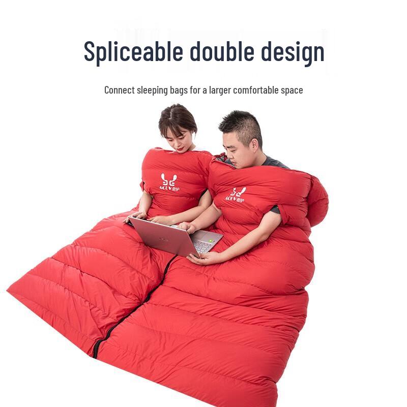 AOLV Outdoor Adult Goose Down Sleeping Bag