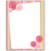 Stonehouse Collection | Pink Floral Stationery | 8.5 X 11 | 60 Letterhead Sheets | Flower Letterhead (Pink Flowers)