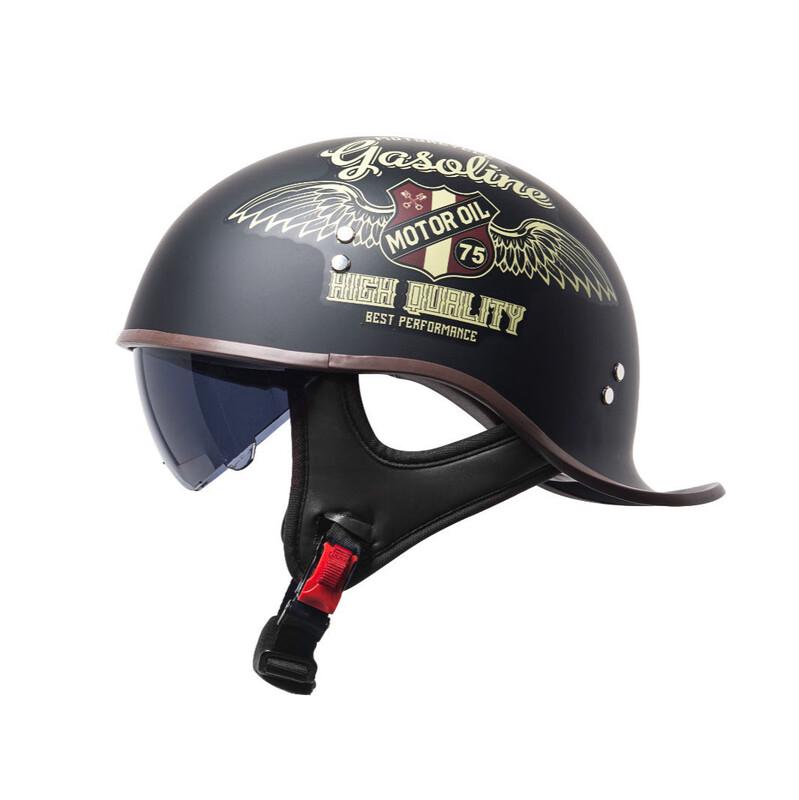 Lishi Retro Motorcycle Half Helmet