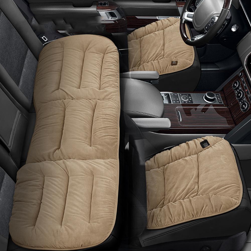 3ks 12V Zimní Auto Grafenová Chytrá Vyhřívací Podložka USB Auto Zadní Vícestupňový Nastavitelný Termostat Univerzální Podsedák Příslušenství