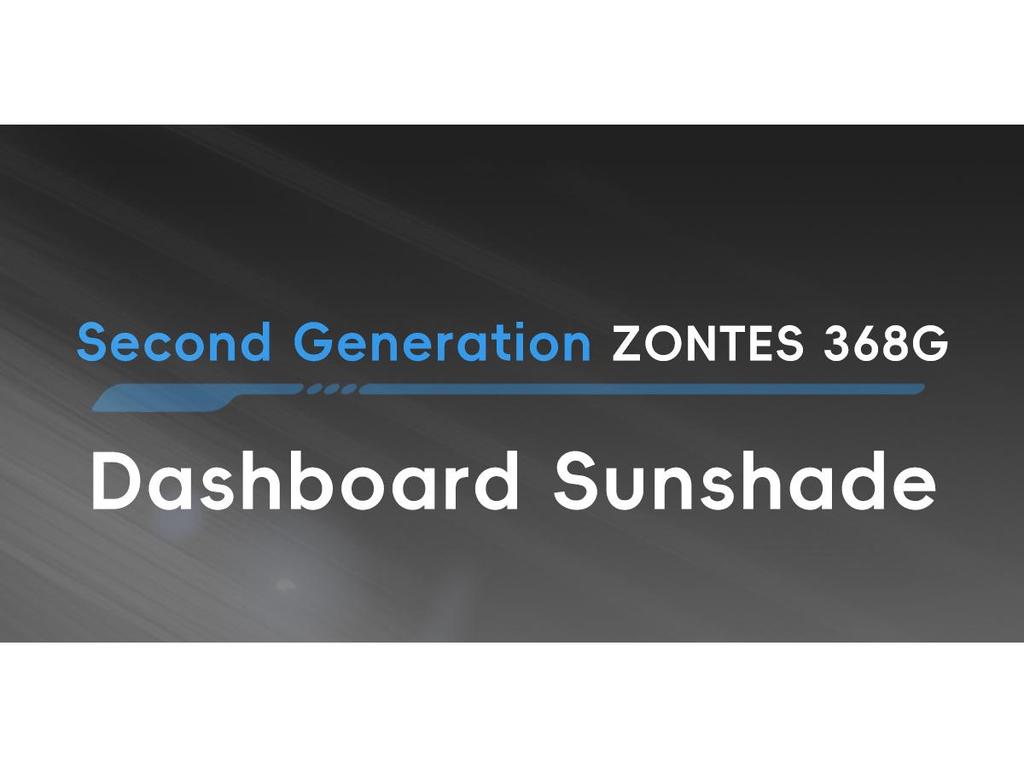 Zontes 368G Motorcycle Instrument Screen Sunshade with Reflective Light-Blocking Protection