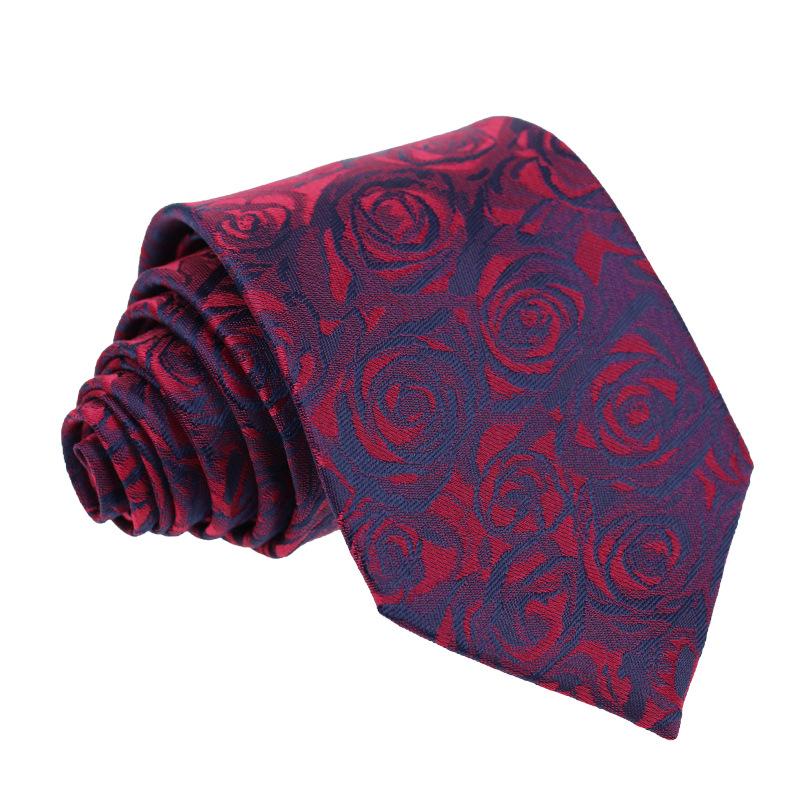 Men's Premium 7.5cm Plaid Polyester Tie for Business, Casual, Wedding, or Best Man Suit.