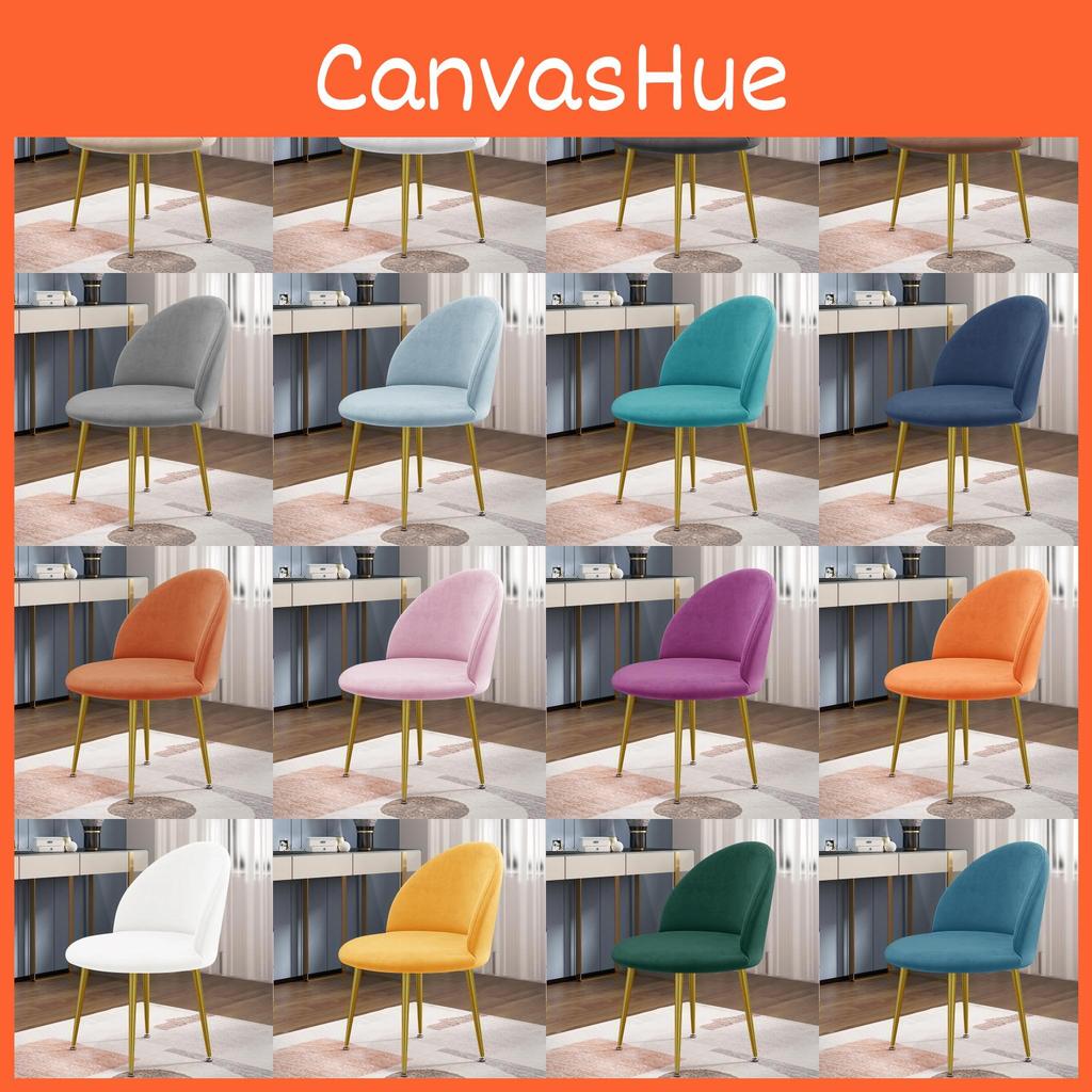 Duckbill Velvet Chair Cover Round Bottom Stool Back Dinning Makeup Elastic Big