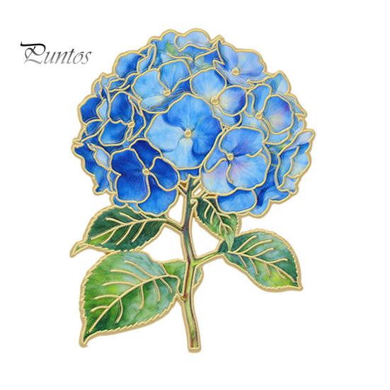 Decorative Clothing Pin Brooch Pin, Enamel Flower Design with Smooth Edges, Lapel Lightweight Zinc Alloy Badge for Jackets Scarves Bags Gift Non-snag