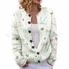 LXK-SPYK01 Sanpa crew neck cardigan new casual knitted sweater European and American jacket