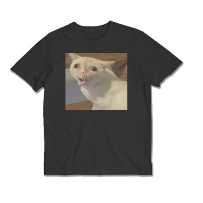Retching Cat Meme Cough Cat Meme T-shirt Sticking Out Tongue Cat Meme Funny Cat Meme T-shirt Funny Funny Casual Street Wear