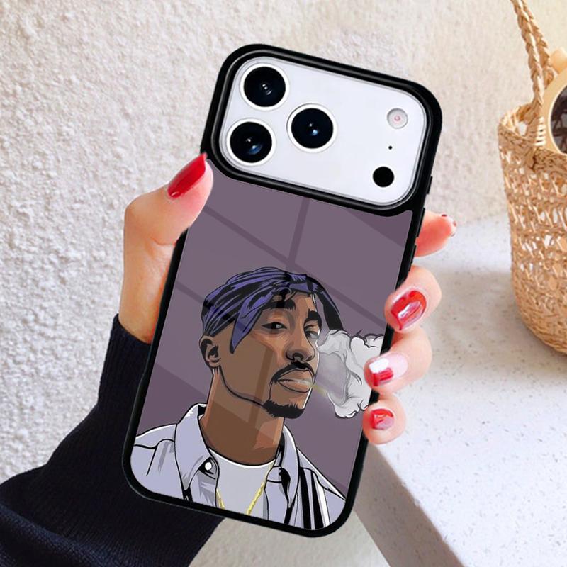 Tupac 2pac soft Phone Case For iPhone 17 Air 16 15 14 13 12 11 Pro Max Plus