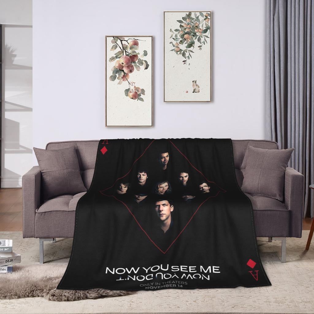 Now You See Me 3 Movie  Blanket  Warm Soft Pattern Plush Throw Blanket For Bedroom Camping Flannel Bedspread Bed Cover