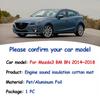 Engine Hood Pad for Mazda 3 BM BN BY 2014~2018 Car Sound Heat Insulation Cotton Fireproof Cover Liner Interior Parts Accessories