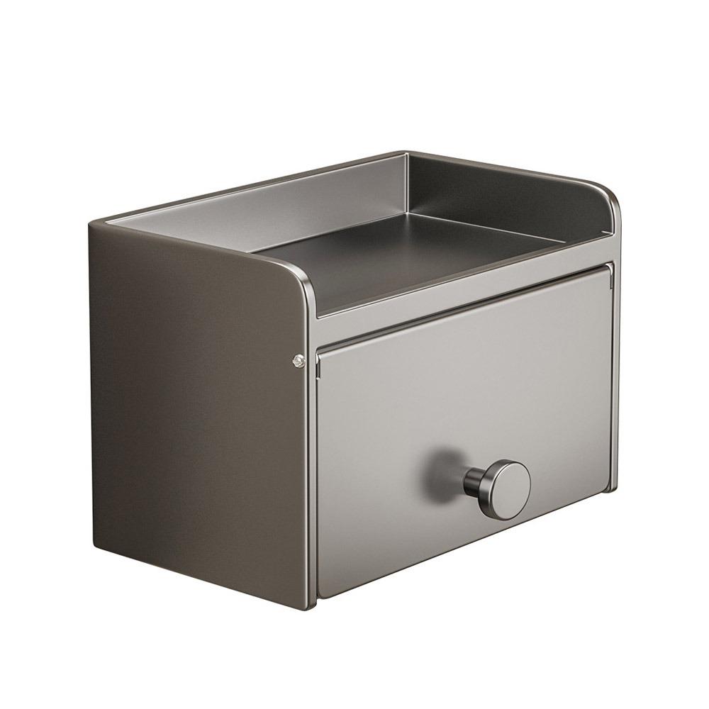 Wall Mounted Toilet Paper Holder Waterproof Draw Tissue Box Toilet Paper Container  for Home