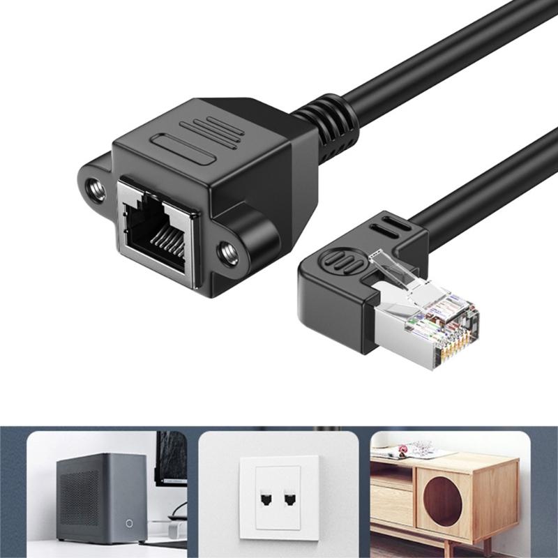 Cat5 Male Female Cable Extension Cord Support Cat5 Standard RJ45 Cord Male to Female Connection