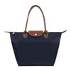 New Nylon Beach Tote Bag Fashion Womens Handbag Tote Oxford Shoulder Bags Female Waterproof Dumplings Folding Shopping Bag 2024
