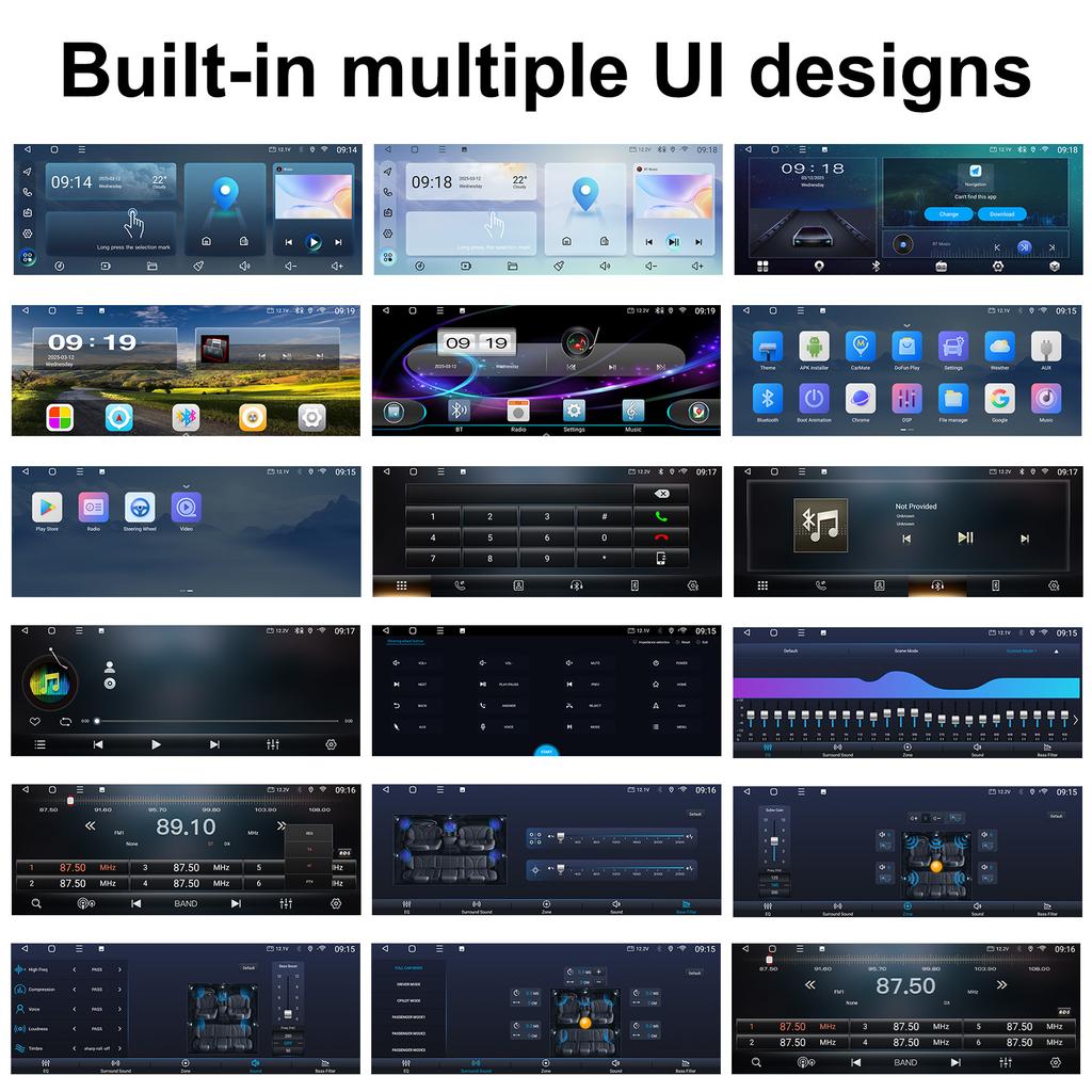 Toyousonic 12.3 Inch For Ford Focus 3 Mk 3 2012 - 2018 Wireless Carplay Android Auto Radio Car Multimedia Player WIFI+4G